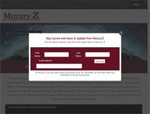 Tablet Screenshot of mercuryz.com